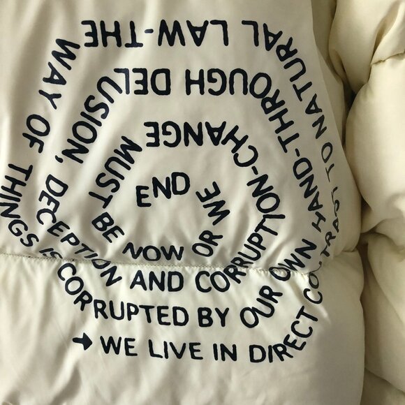 North Face and Brain Dead Collab Jacket Yellow - Picture 2 of 6